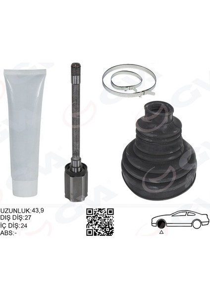 Aks Mılı Ön Sağ Bmw F20 F22 F30 F32 F33 F34 F36 Xdrıve 474MM