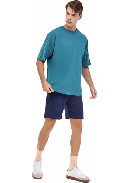 MB Ros 11HS113 5pr Petrol Erkek Kısa Kol T-Shirt