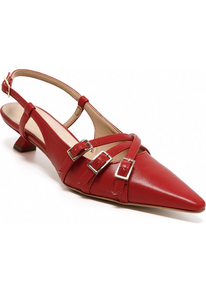 Kadın Topuklu/ Stiletto 1971010 Nacree Capra Rosso fiyatları
