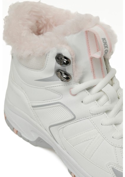 Lodıe Pu Hı W 5pr Beyaz Kadın Kürklü Bot