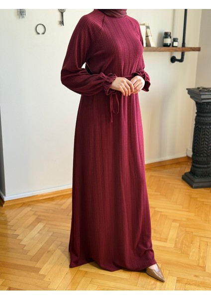 Reglan Kol Saç Örgü Desen Örme Elbise 9923 indirimleri