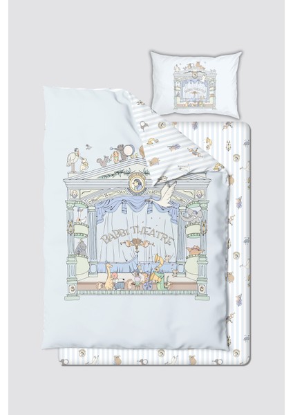 Bebek/çocuk Nevresim Takımı - Theatre / Mavi