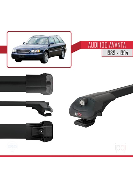 Audi 100 Avanta 1989-1994 Arası ile Uyumlu Ace-1 Ara Atkı Tavan Barı Siyah 3 Adet modelleri