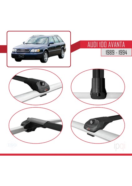 Audi 100 Avanta 1989-1994 Arası ile Uyumlu Ace-1 Ara Atkı Tavan Barı Siyah 3 Adet fırsatları