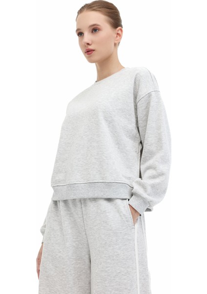 WB 16AMMY-C 5PR Gri Kadın Sweatshirt