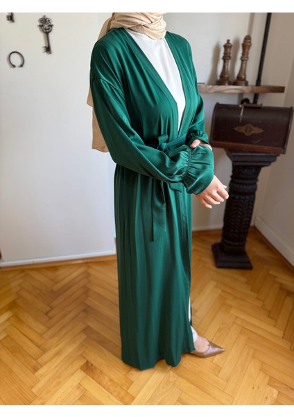 Garnili Kuşaklı Ikili Abaya Takım 5041 indirimleri