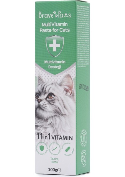 Multivitamin Paste For Cats – Bağışıklık ve Enerji Günlük Vitamin Desteği 100 gr modelleri