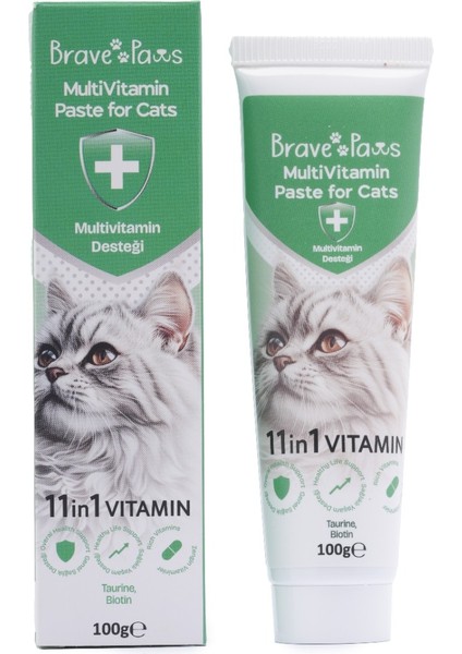 Multivitamin Paste For Cats – Bağışıklık ve Enerji Günlük Vitamin Desteği 100 gr fırsatları