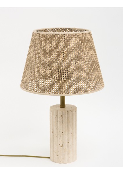 Astra Hasır Şapkalı Traverten Abajur fiyatları