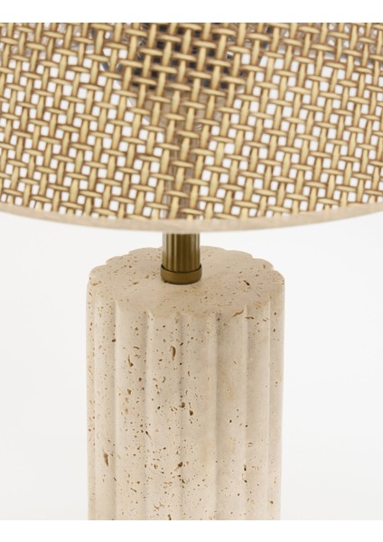 Astra Hasır Şapkalı Traverten Abajur fırsatları