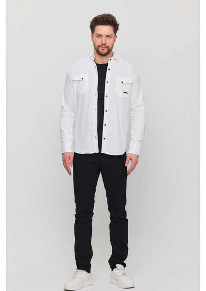 Erkek Gömlek Slim Fit Erkek Kot Gömlek modelleri