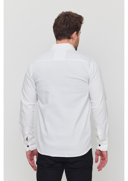 Erkek Gömlek Slim Fit Erkek Kot Gömlek fırsatları