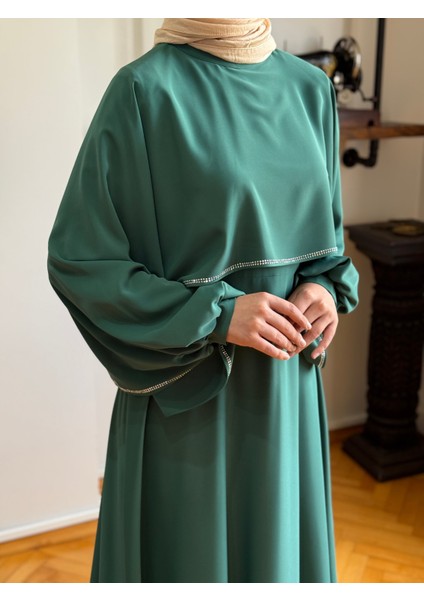 Taşlı Yarasa Kol Abiye 5066