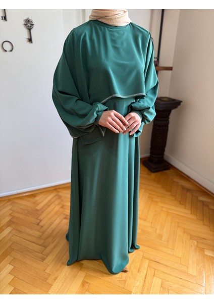 Taşlı Yarasa Kol Abiye 5066 fırsatları