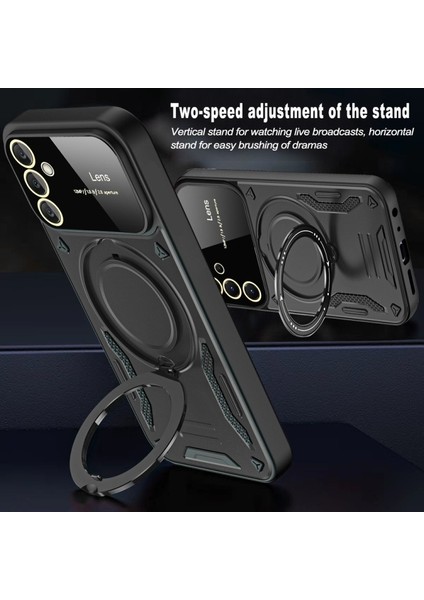 Samsung Galaxy S25 Fe Kılf Magsafe Stand Özellikli Lens Korumalı Kılıf modelleri