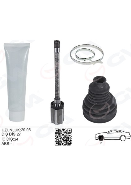 Aks Mılı Ön Iç Sağ Bmw F10 F12 F13 F06 Xdrıve Sanzıman Tarafı Uzunluk- 485MM