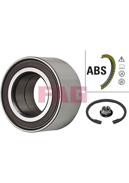 Ön Teker Rulmanı Fıesta V 01 Focus 98 04 Fusıon 02 12 Courıer 14 Ka Iıı 16 Ecosport 13 Mazda 2 07 15 Kıt Abs Lı 38.993X72X37 BAH-0106DX