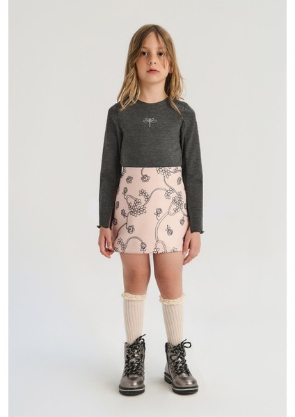 Bg Store Kız Çocuk Pudra Etek