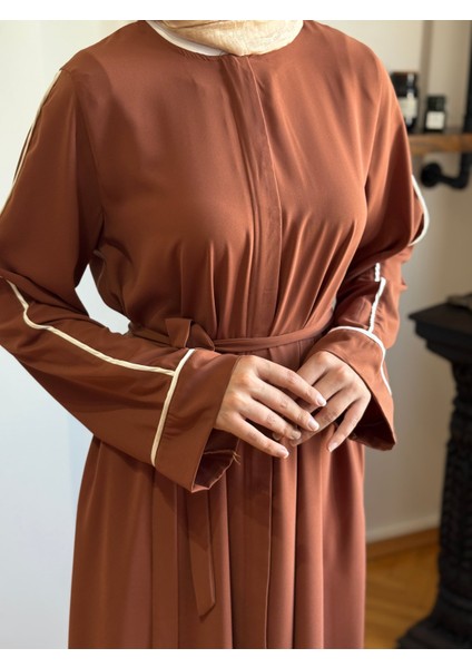 Gizli Patlı Biyeli Abaya Kol Ferace 5058 fiyatları