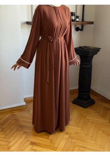 Gizli Patlı Biyeli Abaya Kol Ferace 5058 indirimleri