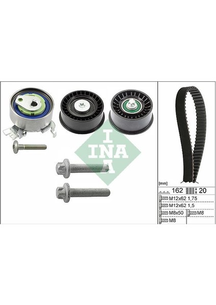 530044110 - Eksantrik Gergi Kiti 162×200 Astra G-Corsa C-Vectra C-Merıva A-Zafıra A 1.4-1.6-1.8 16V Z16XE-Z14XE