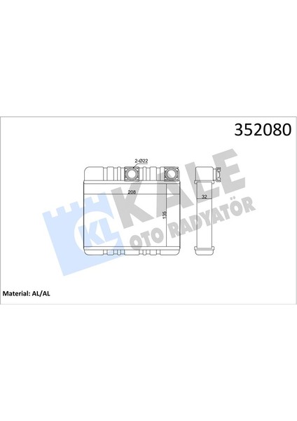 Kalorıfer Radyatoru Bmw E46 98 05 E83 06 11