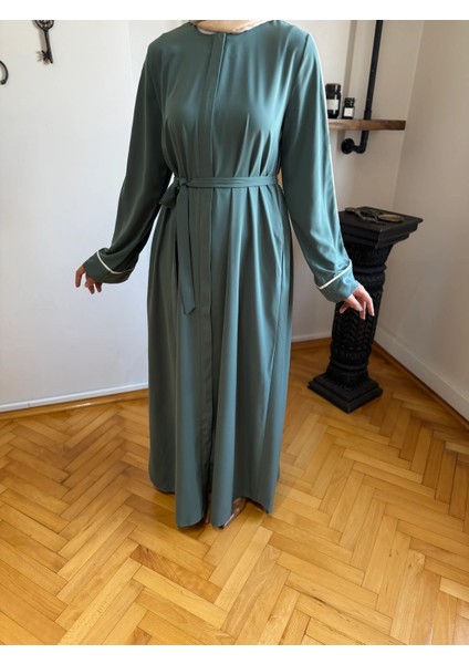 Gizli Patlı Biyeli Abaya Kol Ferace 5058 indirimleri