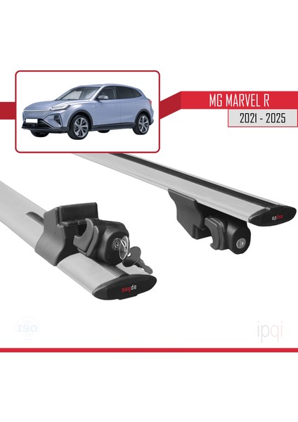 Mg Marvel R 2021-2025 Arası ile Uyumlu Hook Model Ara Atkı Tavan Barı Gri 2 Adet indirimleri