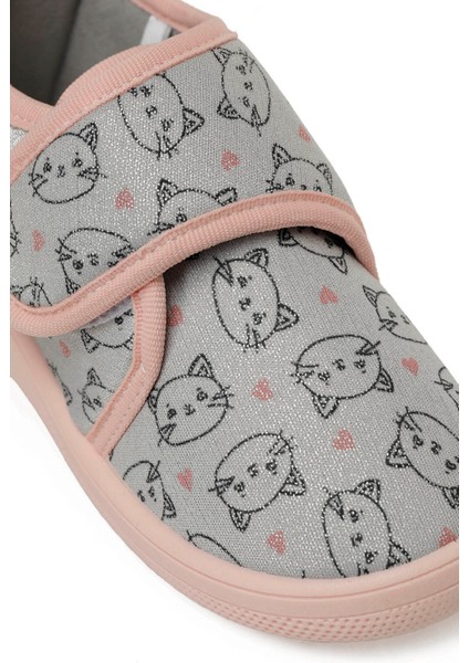 KEDDY.P5PR Gri Kız Çocuk Panduf