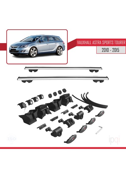 Vauxhall Astra J (P09) St 2010-2015 Arası ile Uyumlu Hook Model Ara Atkı Tavan Barı Gri 2 Adet indirimleri
