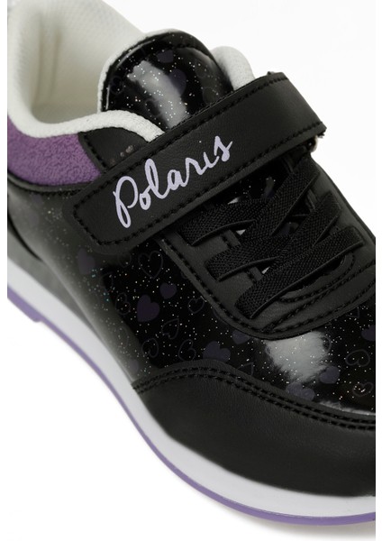 DUCA.P5PR Siyah Kız Çocuk Spor Ayakkabı