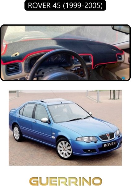 Rover 45 (1999-2005)TORPİDO Koruma Halısı Siyah Kenar