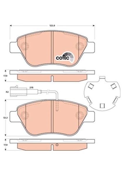 Ön Balata Nemo 1.3 Hdi 75 09 Bıpper 1.3 Hdi 75 10 Bıpper Tepee 1.3 Hdi 10 Fıorıno 1.4 1.3d 09 Çift Fişli