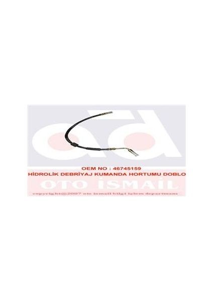 Hidrolik Debriyaj Kumanda Hortumu Doblo
