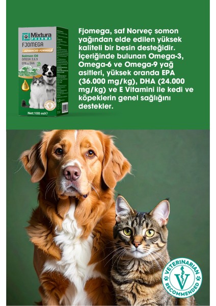 Fjomega Kedi ve Köpek Somon Yağı fiyatları