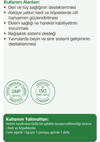 Fjomega Kedi ve Köpek Somon Yağı indirimleri