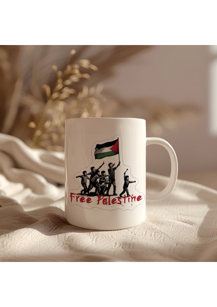Free Palestine Temalı Baskılı Seramik Kupa Bardak 330ML fiyatları