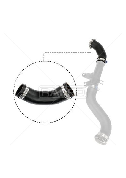 R28734 - Turbosarj Hortumu Sol Kucuk Mercedes Vıto W447 14