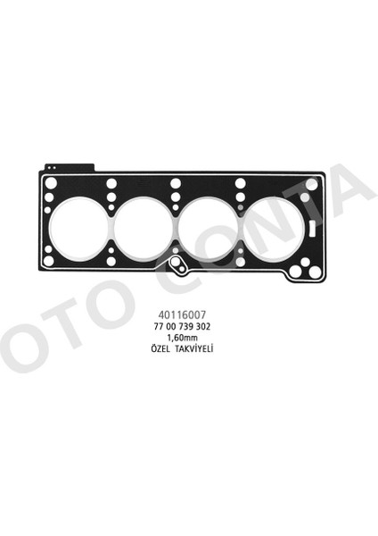 Skc Lpg Li Araçlara Özel Takviyeli 1.60MM Beyaz R19