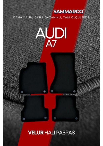 Audi A7 2014 Halı Paspas Velur Paspas Kumaş Paspas Oto Paspas modelleri