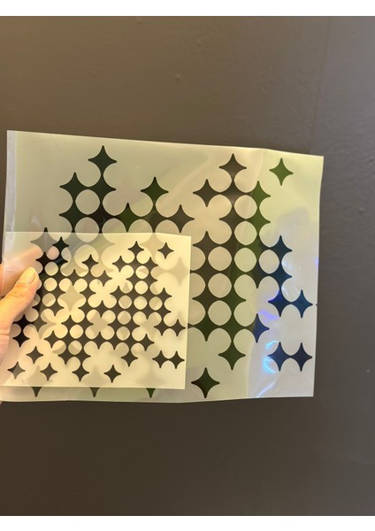 Ütü Ile Yapışan 2 Li Siyah Desenli Transfer Baskı Arma 20X20 cm indirimleri