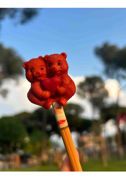 Lovely Bears El Yapımı Lahverengi Ayıcıklı Özel Tasarım Topuz Toka fiyatları