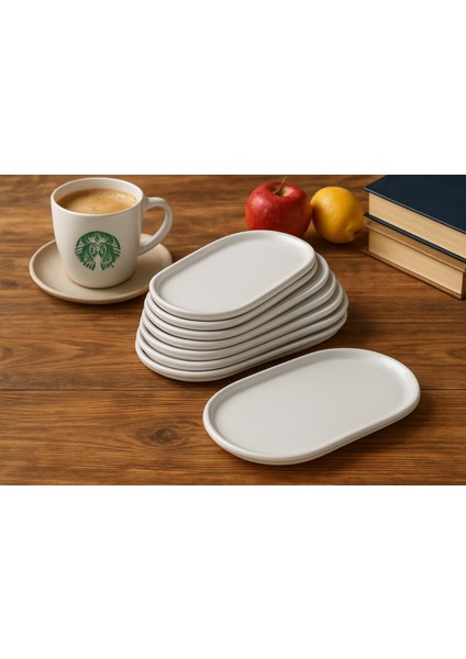 Rgs Homelife 4 Kişilik Seramik Kayık Tabak Seti Krem Renk Servis Mezelik Kahvaltılık 27X15 cm Çapında Yerli Üretim fiyatları