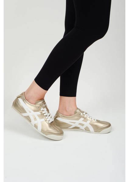 E-2004 Altın Beyaz Kadın Sneaker Spor Ayakkabı indirimleri