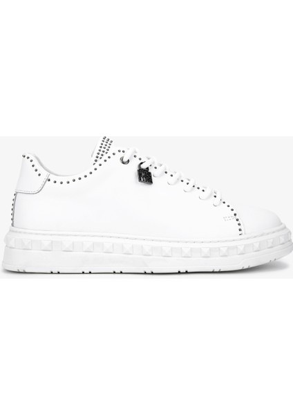 Erkek Hakiki Deri Beyaz Sneakers & Spor Ayakkabı 352 23058 Erk Ayk SK25-26 Beyaz Dr