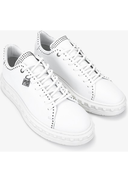 Erkek Hakiki Deri Beyaz Sneakers & Spor Ayakkabı 352 23058 Erk Ayk SK25-26 Beyaz Dr fiyatları