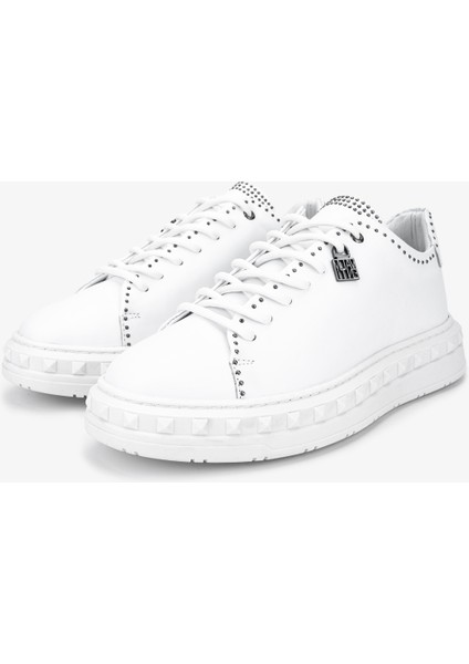 Erkek Hakiki Deri Beyaz Sneakers & Spor Ayakkabı 352 23058 Erk Ayk SK25-26 Beyaz Dr fırsatları