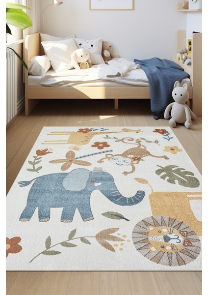 Bolero Çocuk Halısı | Eğlenceli Desenler, Dokuma Tabanlı, Tozumaz ve Kolay Temizlik