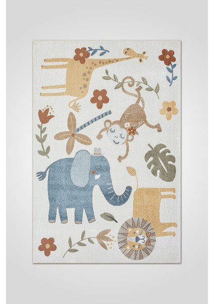 Bolero Çocuk Halısı | Eğlenceli Desenler, Dokuma Tabanlı, Tozumaz ve Kolay Temizlik fırsatları