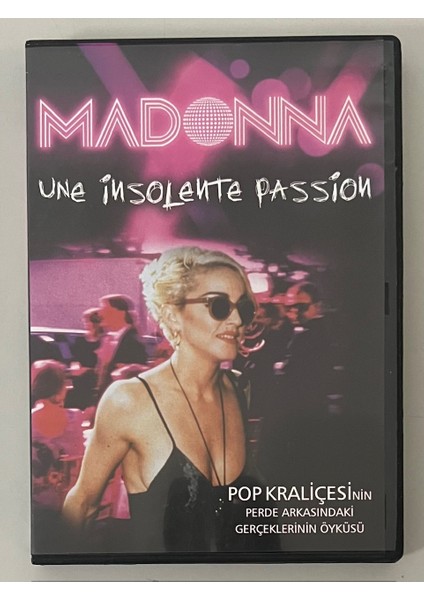 Madonna Une Insolente Passion DVD (Orijnal Baskı Dvd)